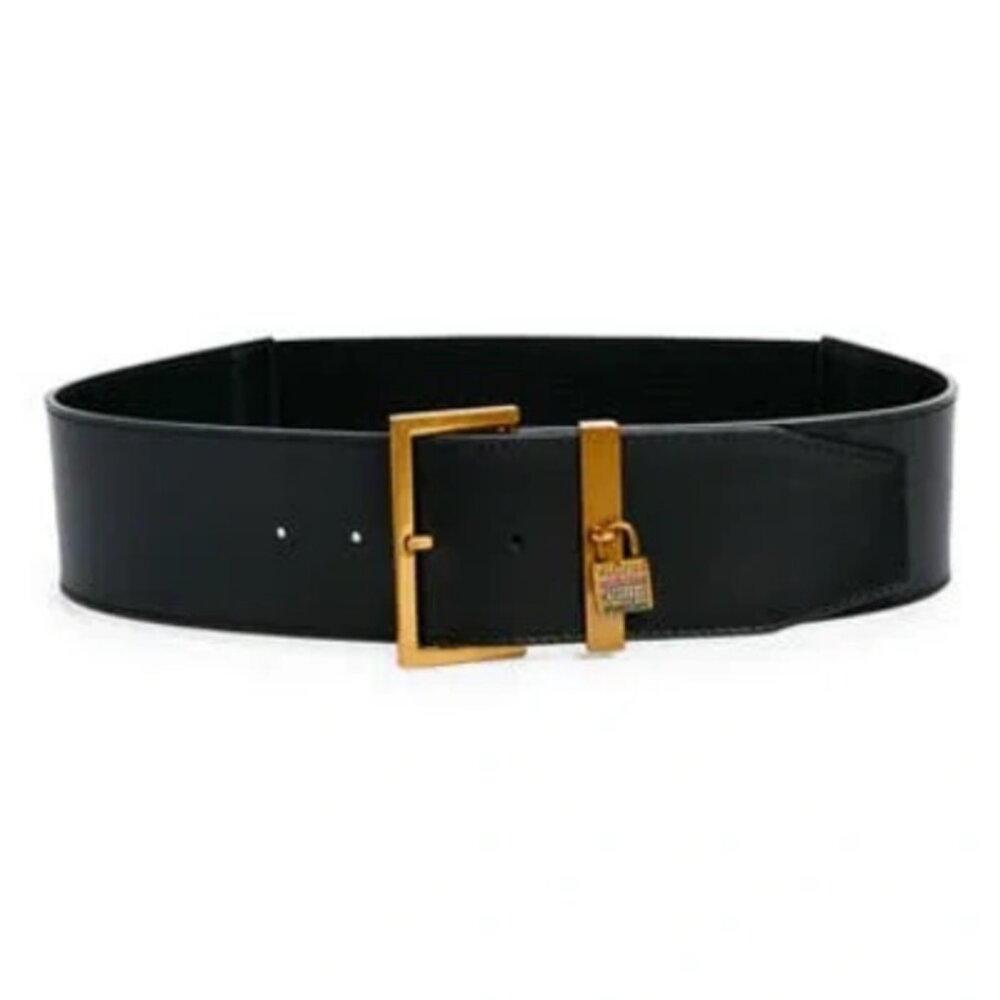 Kurt Geiger London Wide Stretch Leather Belt